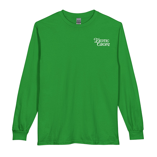 Exotic Cropz Cotton Long Sleeve Tee