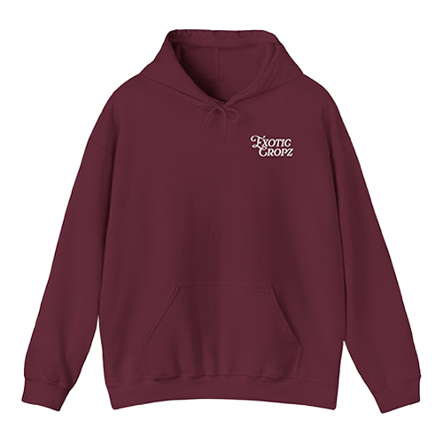 Exotic Cropz Pocket Logo Hoodie