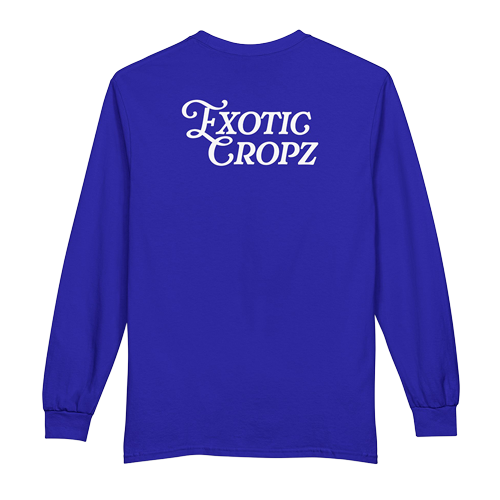 Exotic Cropz Cotton Long Sleeve Tee